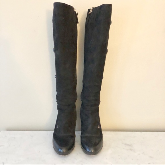 Fendi Suede Knee-High Boots - Picture 4 of 6